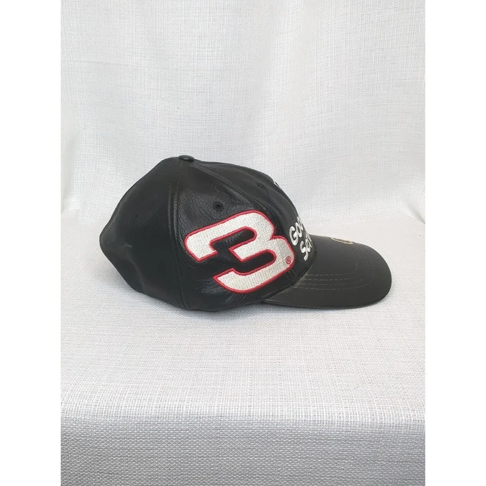 Vintage JH Design Dale Earnhardt Goodwrench Service Nascar Leather Strapback Hat